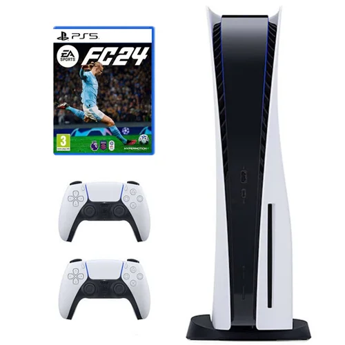 باندل کنسول PS5 Standard به همراه یک کنترلر اضافه و بازی FC 24