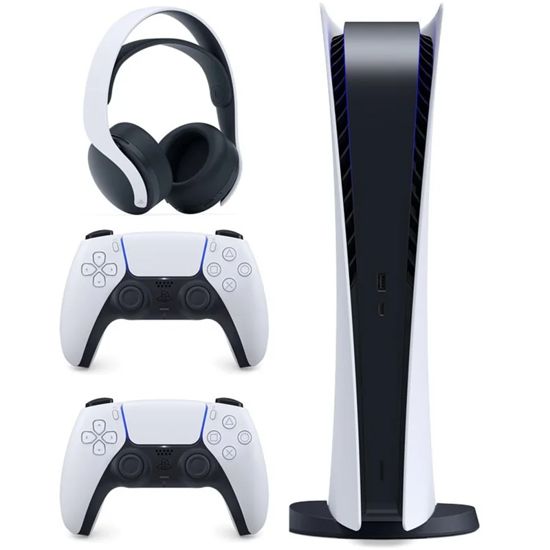 باندل کنسول PS5 Digital به همراه یک کنترلر اضافه و هدست Pulse 3D