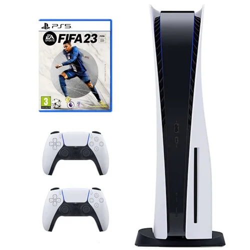 باندل کنسول PS5 Standard به همراه یک کنترلر اضافه و بازی FIFA 23