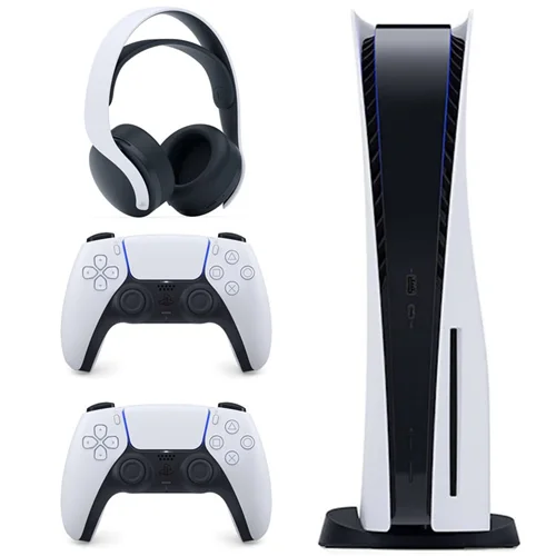 باندل کنسول PS5 Standard به همراه یک کنترلر اضافه و هدست Pulse 3D