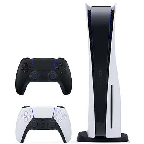 باندل کنسول PS5 Standard به همراه دوال سنس سیاه